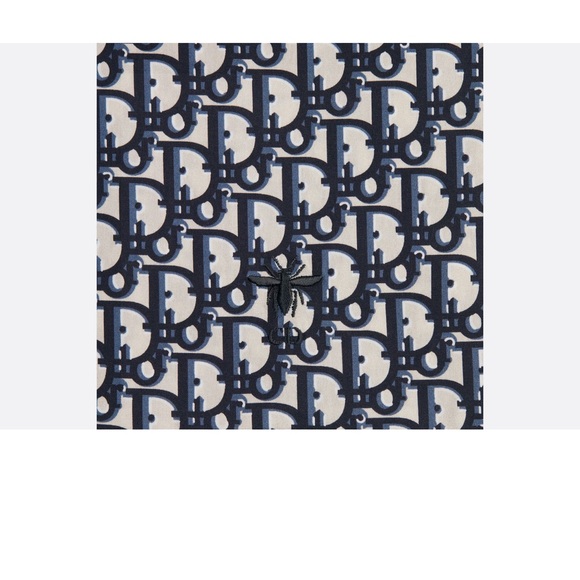 Dior One-Piece Swimsuit Blue Oblique Technical Fabric - Picture 6 of 13